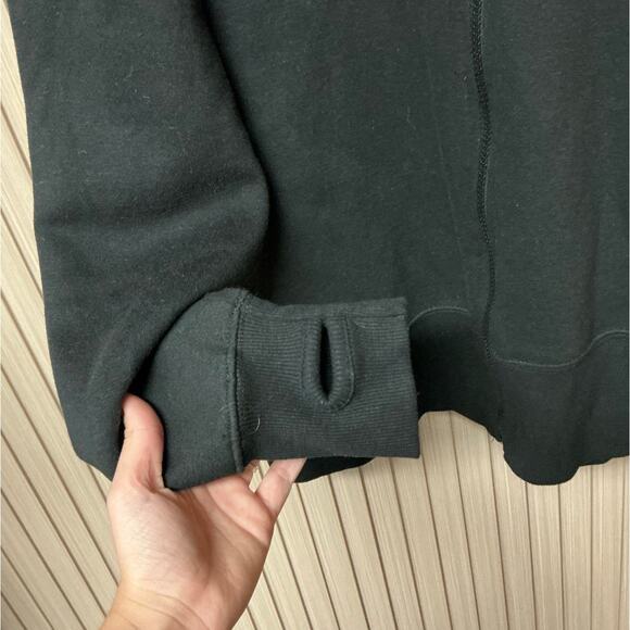 9 Crowns Men’s Fleece Full-Zip Ninja Hoodie Black Size L - Picture 6 of 9